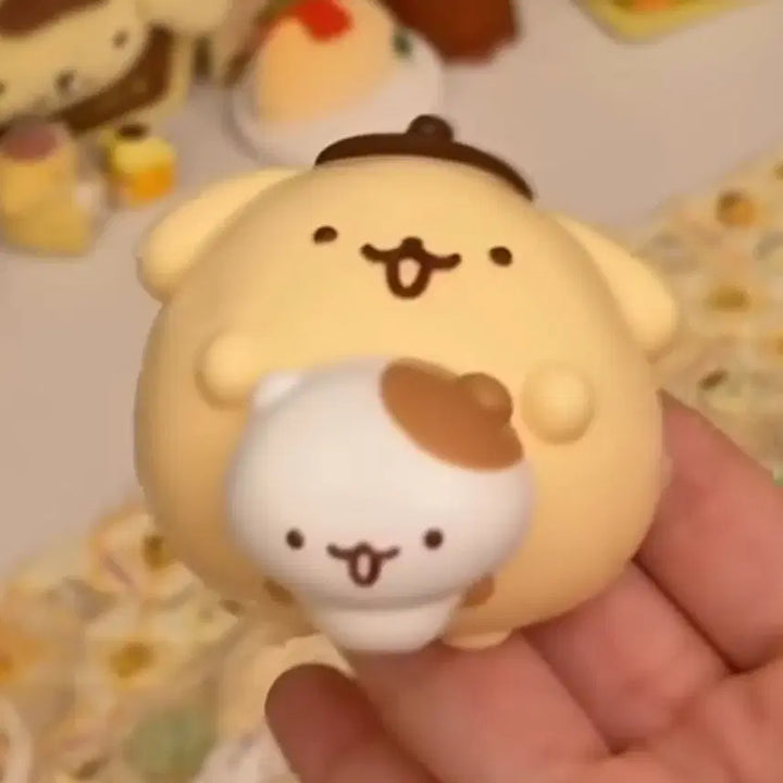 [BUNJANG] Pompompurin &amp; Muffin Squishy with Zipper Bag Set / (7/20 입고) 폼폼푸린 &amp; 머핀 말랑이 + 지퍼백 세트