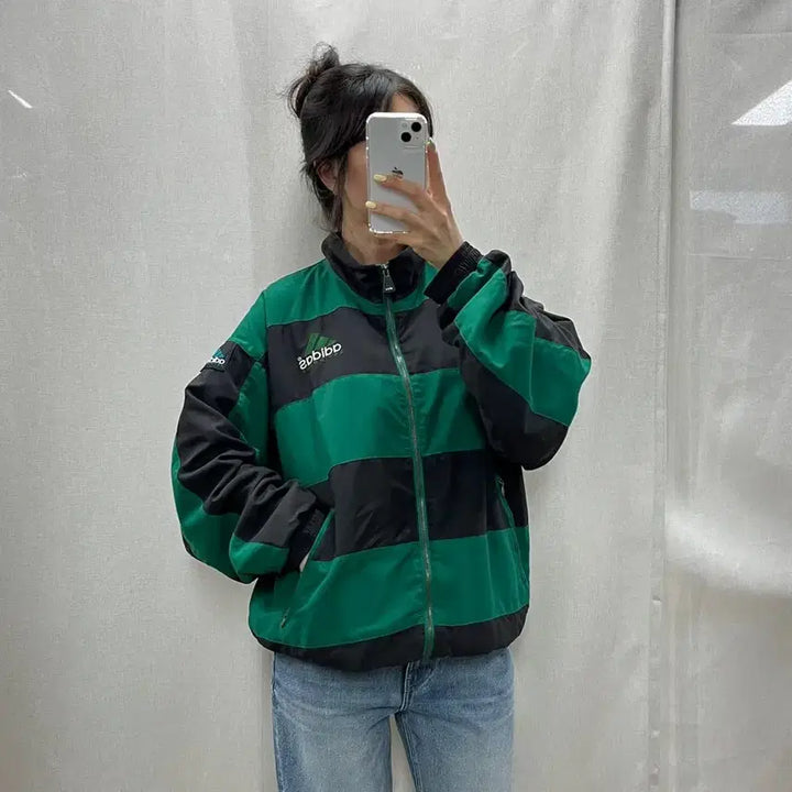 [BUNJANG] Adidas Old School Windbreaker Jacket / 아디다스 올드스쿨 바람막이/
