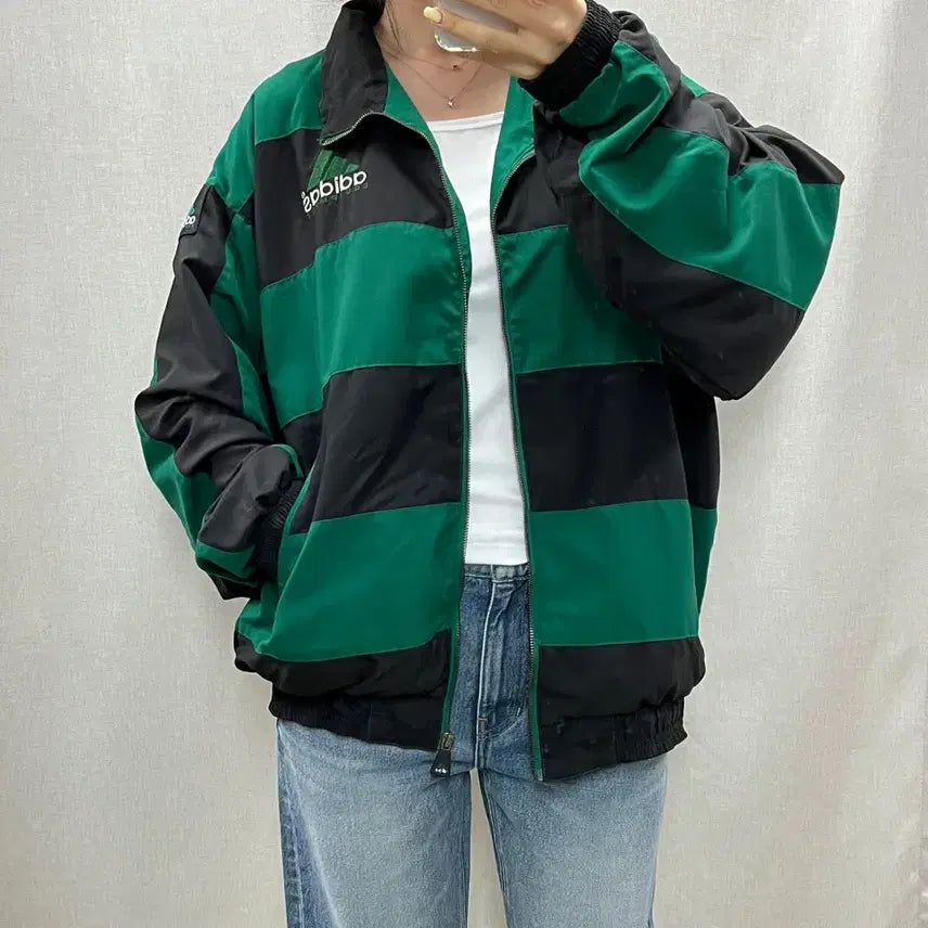 [BUNJANG] Adidas Old School Windbreaker Jacket / 아디다스 올드스쿨 바람막이/