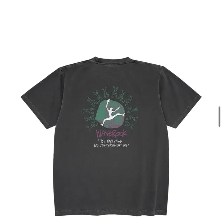[BUNJANG] Wave Rock Pigment Stoneworship T-Shirt Charcoal L / [웨이브락] 피그먼트 스톤워십 티셔츠 차콜 L