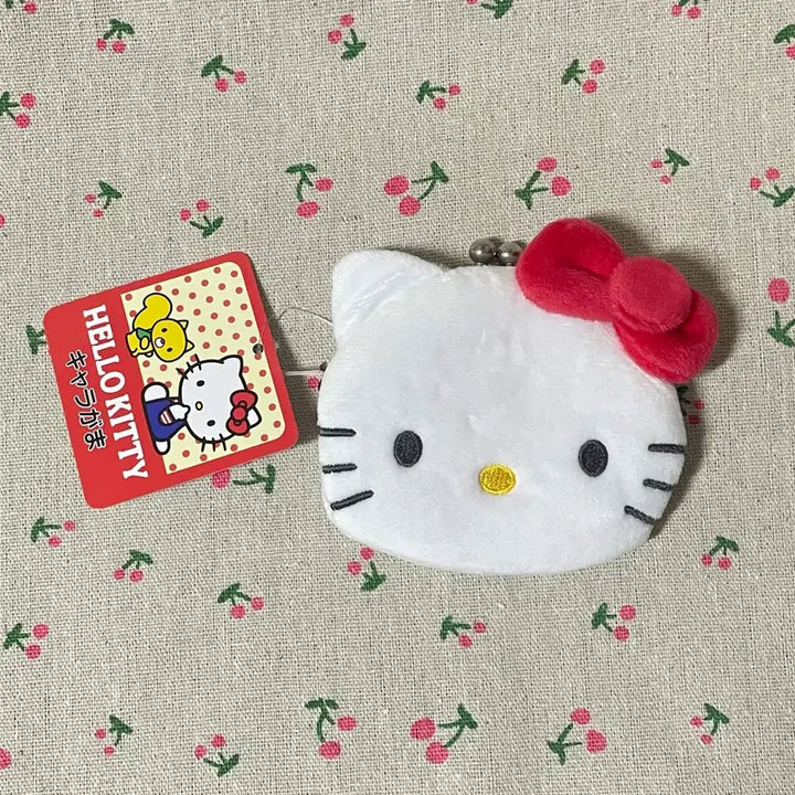 [BUNJANG] Sanrio Hello Kitty Red Ribbon Gamaguchi Coin Purse / 빨간리본 헬로키티 산리오 가마구치 동전지갑