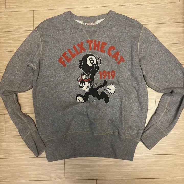 [BUNJANG] Toys McCoy x Felix the Cat Sweatshirt / [ 42 ] 토이즈 맥코이 X FELIX THE CAT 스웻셔츠
