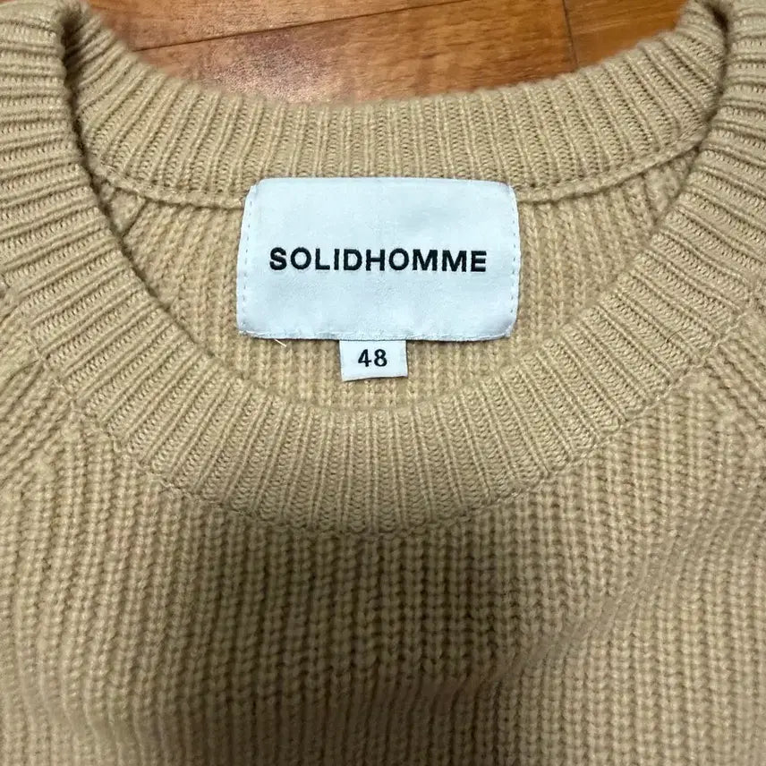[BUNJANG] Solid Homme 19FW Batwing Knit (Size 48) / 솔리드옴므 19fw 가오리니트 (48)