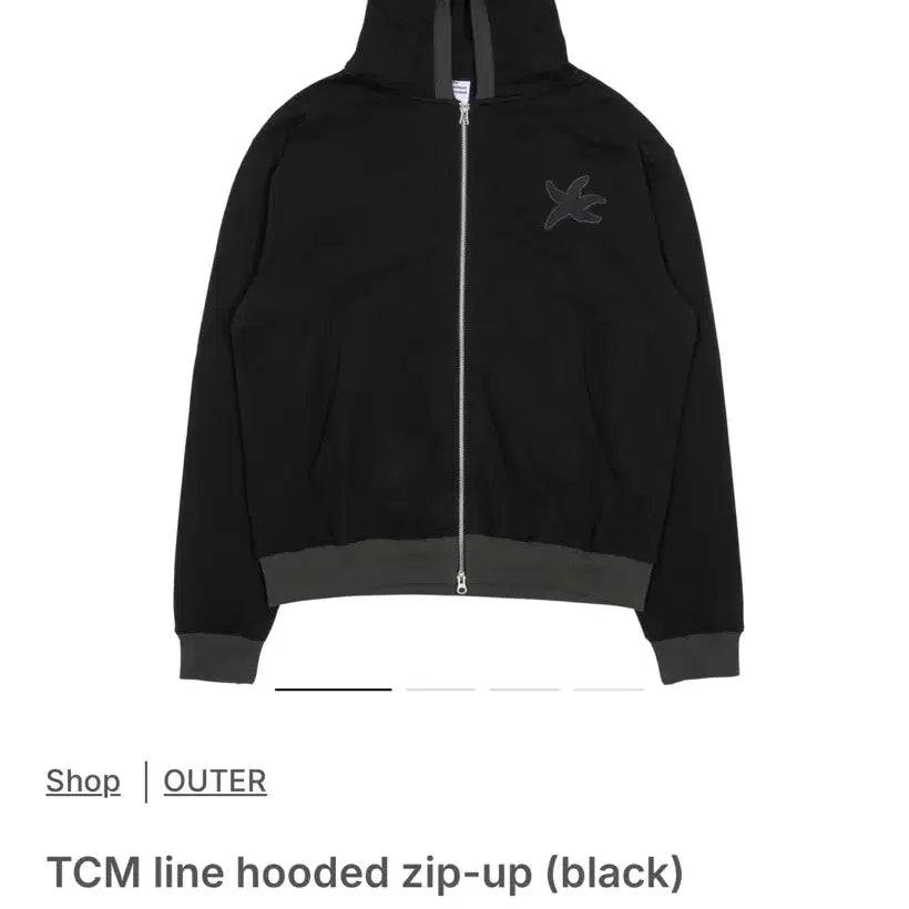[BUNJANG] The Coldest Moment Hoodie Zip-Up (Size M) / 더콜디스트모먼트 후드집업