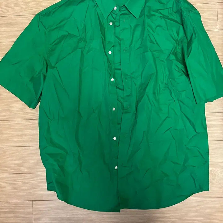 [BUNJANG] Woodb Half Shirt Green Size 3 / [ 3 ] 우드비 하프셔츠 그린