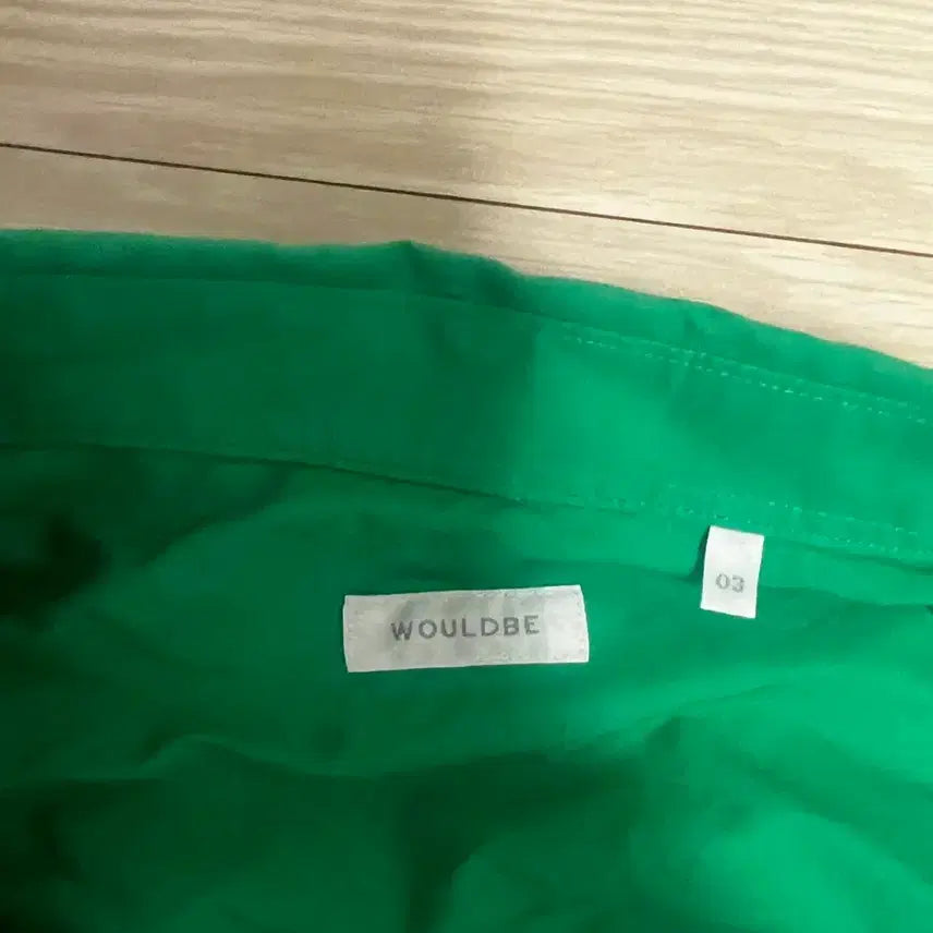 [BUNJANG] Woodb Half Shirt Green Size 3 / [ 3 ] 우드비 하프셔츠 그린