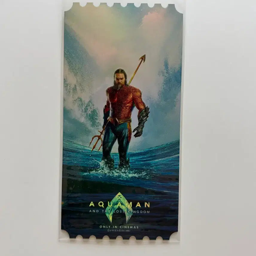 [BUNJANG] Aquaman and the Lost Kingdom Original Ticket / 아쿠아맨과 로스트 킹덤 오리지널 티켓