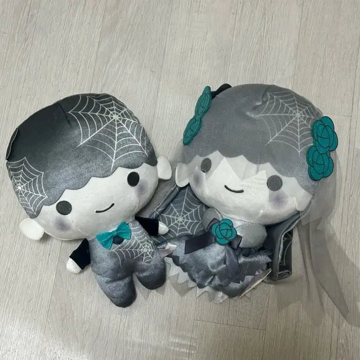 [BUNJANG] Sanrio Little Twin Stars Ghost Wedding Couple Plush Set / 일괄세트) 산리오 리틀 트윈 스타즈 고스트웨딩커플 봉제인형