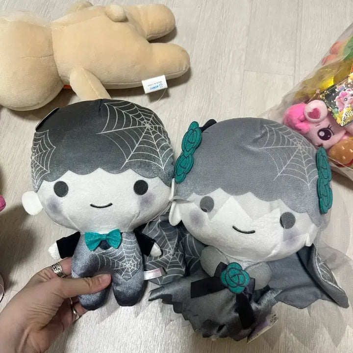 [BUNJANG] Sanrio Little Twin Stars Ghost Wedding Couple Plush Set / 일괄세트) 산리오 리틀 트윈 스타즈 고스트웨딩커플 봉제인형