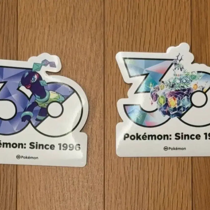 [BUNJANG] Pokemon 30th Anniversary Pop-Up Store Logo Sticker Set - Terapagos / <세트> 포켓몬 30주년 팝업 스토어 로고스티커 스티커 - 테라파고스