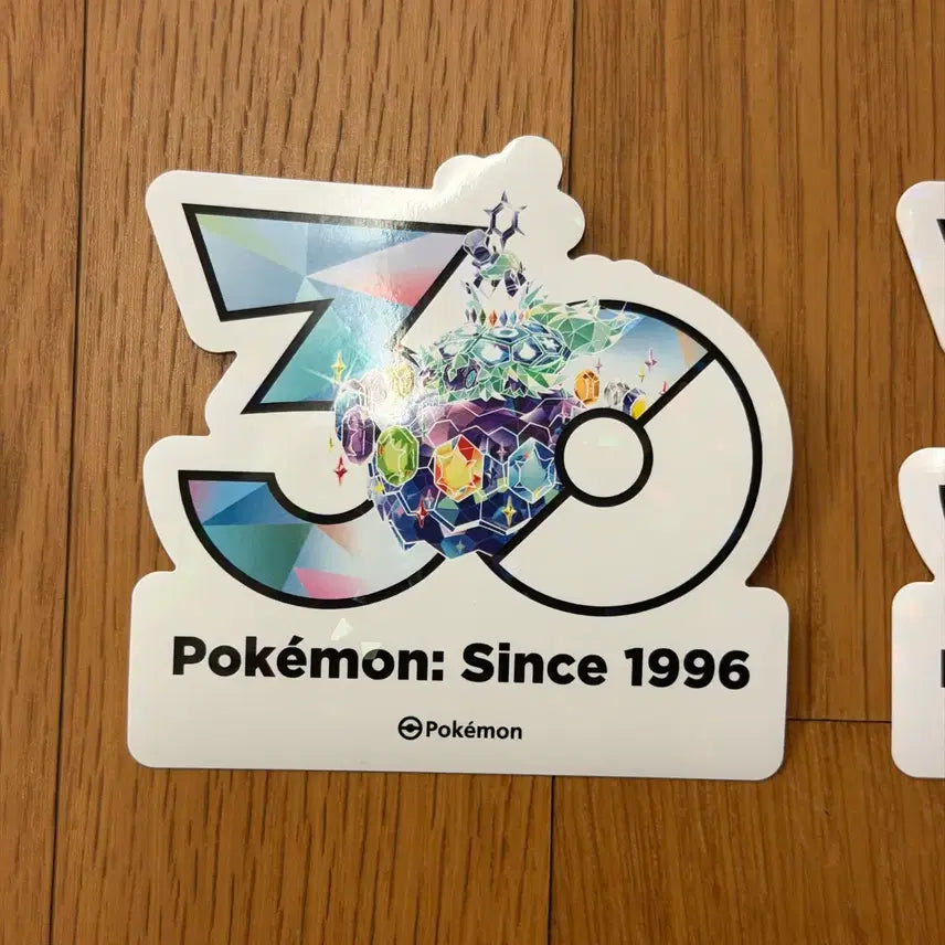 [BUNJANG] Pokemon 30th Anniversary Pop-Up Store Logo Sticker Set - Terapagos / <세트> 포켓몬 30주년 팝업 스토어 로고스티커 스티커 - 테라파고스
