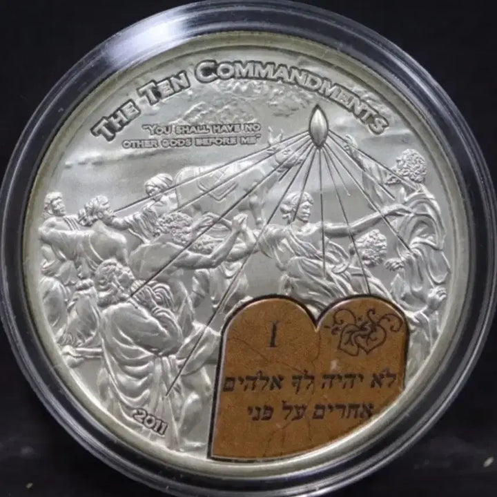 [BUNJANG] 2011 Palau 1/2 oz Ten Commandments Proof Silver Coin / 2011년 팔라우 1/2 온스 십계명 프루프 은화