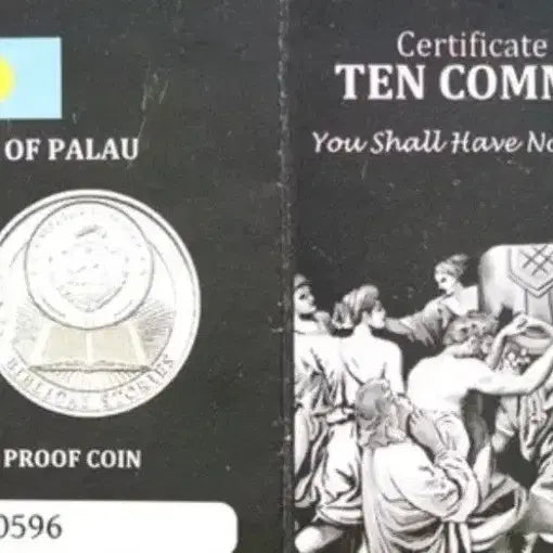 [BUNJANG] 2011 Palau 1/2 oz Ten Commandments Proof Silver Coin / 팔라우 십계명 1/2온스 프루프 은화