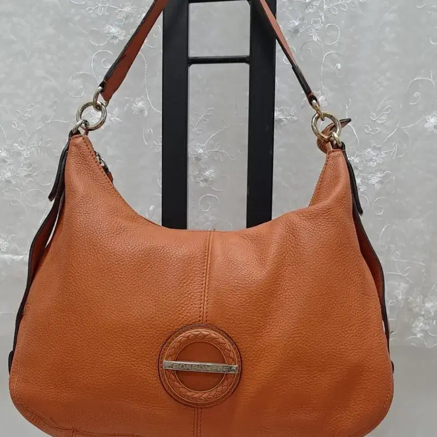[BUNJANG] Borbonese Orange Shoulder Bag / 보르보네제 숄더백
