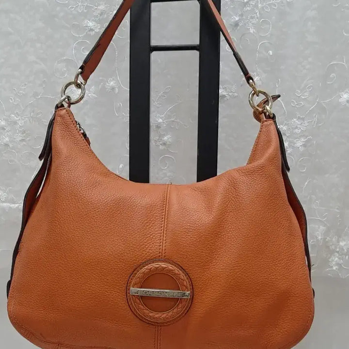 [BUNJANG] Borbonese Orange Shoulder Bag / 보르보네제 숄더백