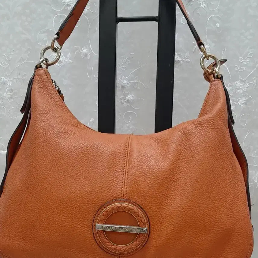 [BUNJANG] Borbonese Orange Shoulder Bag / 보르보네제 숄더백