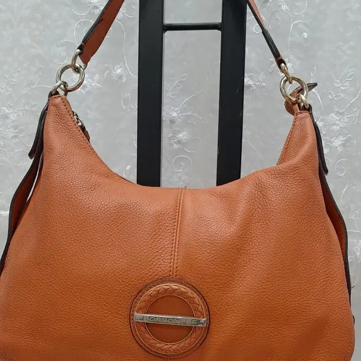 [BUNJANG] Borbonese Orange Shoulder Bag / 보르보네제 숄더백