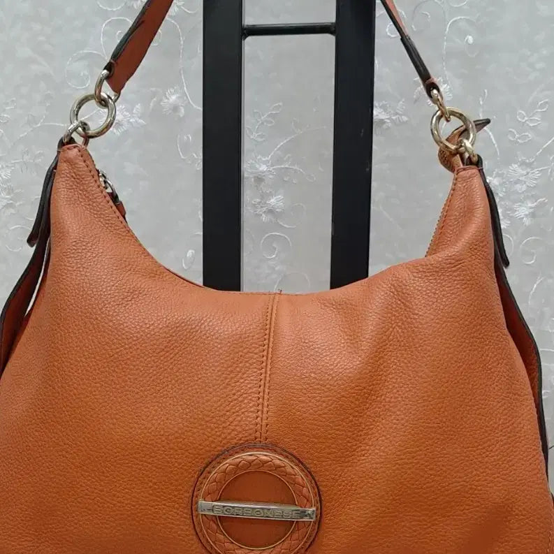 [BUNJANG] Borbonese Orange Shoulder Bag / 보르보네제 숄더백