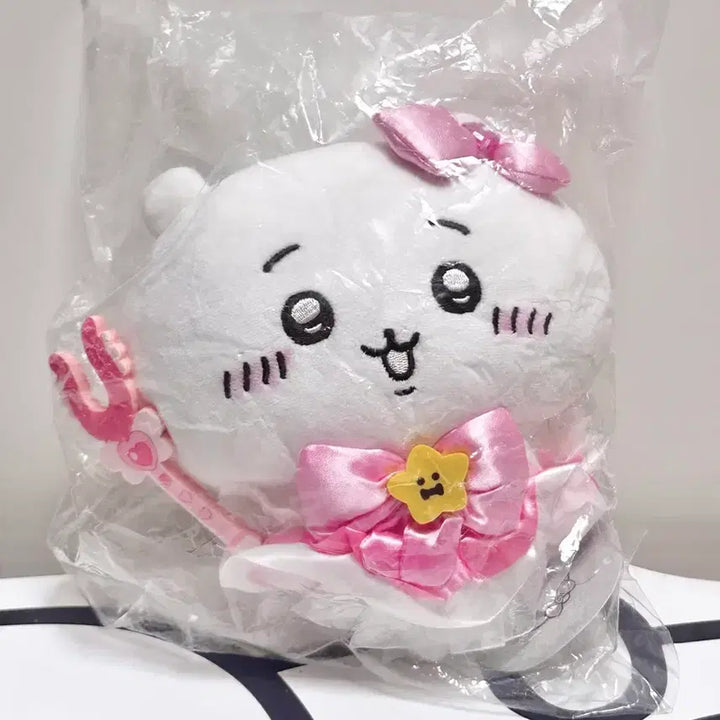 [BUNJANG] Cheekawaii Chīkawaii Chō Magical Plush Doll S Pink Ribbon / [미개봉] 먼작귀 초매지컬 치이카와 정품 인형 S