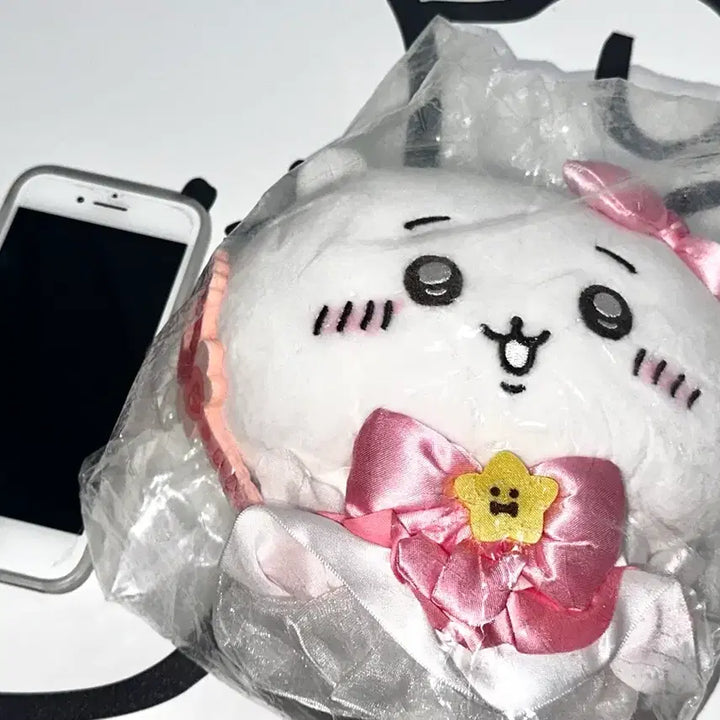 [BUNJANG] Cheekawaii Chīkawaii Chō Magical Plush Doll S Pink Ribbon / [미개봉] 먼작귀 초매지컬 치이카와 정품 인형 S