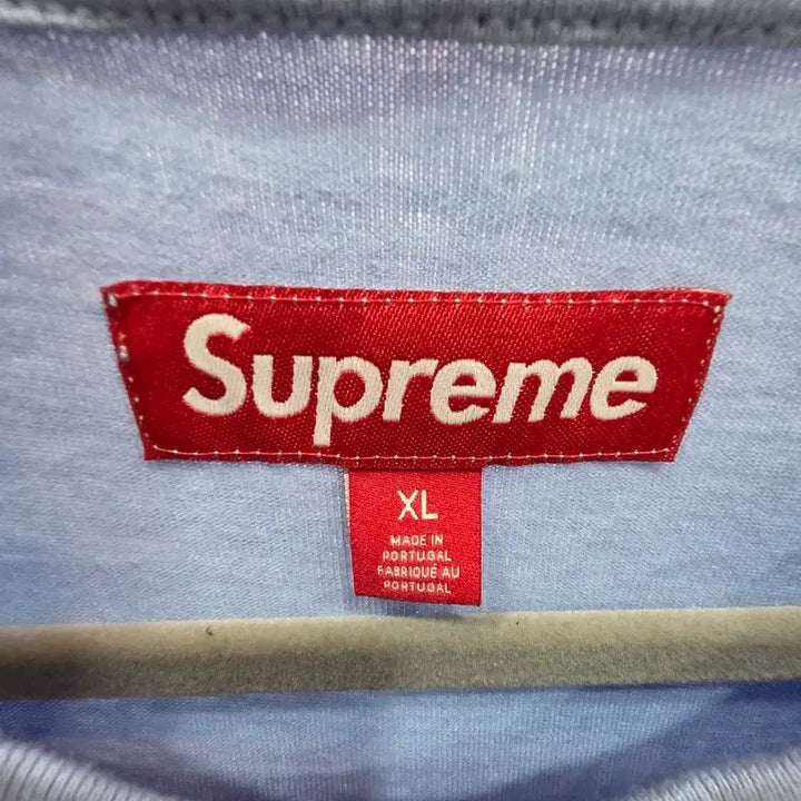 [BUNJANG] Supreme Long Sleeve T-Shirt Sky Blue XL / 슈프림 긴팔 티셔츠 XL 하늘색