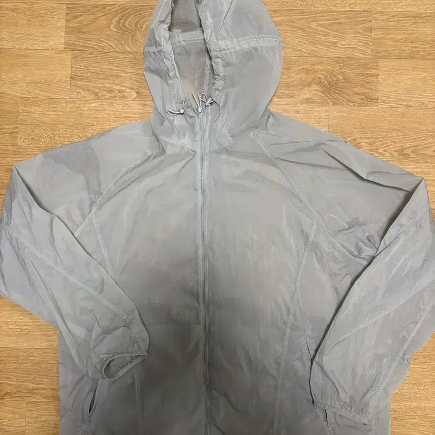 [BUNJANG] Musinsa Standard Windbreaker Jacket Light Grey / 무신사 스탠다드 윈드브레이커 자켓