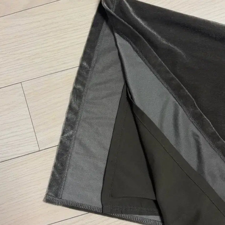 [BUNJANG] Monoha Velvet Jersey Skirt (Khaki) / monoha 모노하 벨벳 저지 스커트 (카키)