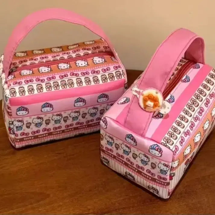 [BUNJANG] Hello Kitty Pink Tote Bag / 헬로키티 핑크 토트백 가방