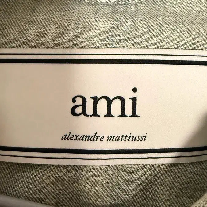 [BUNJANG] AMI Washed Denim Jacket / 아미 워싱 데님 자켓