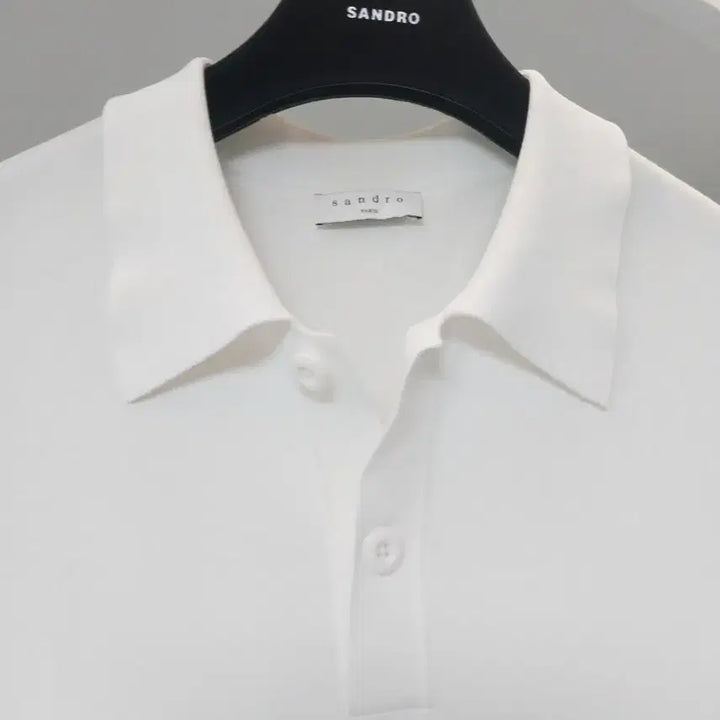 [BUNJANG] Sandro Homme Short Sleeve Collar Knit L / 산드로옴므 반팔 카라니트 L