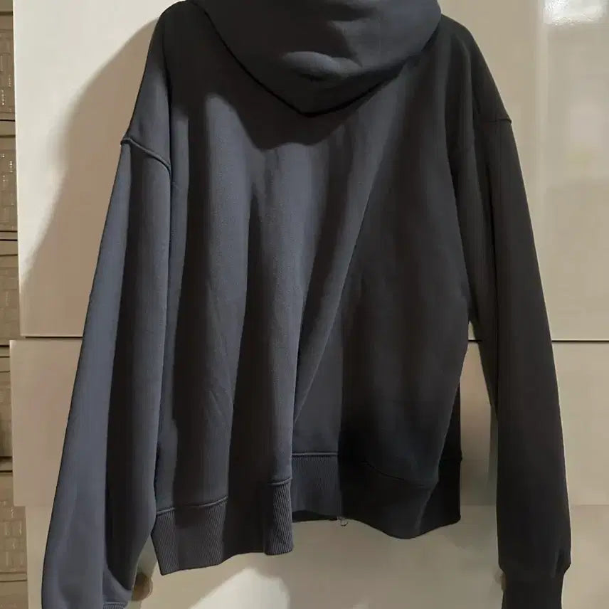 [BUNJANG] Topi Sweat Hoodie Zip-up Charcoal / 토피 스웻 후드 집업 차콜