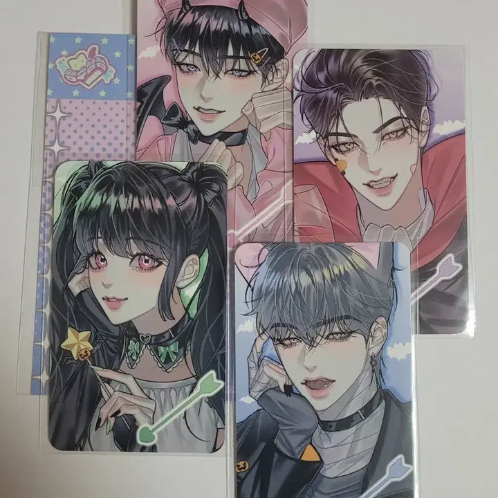 [BUNJANG] Maengsu Store Halloween Concept Photocard Set (Hobum, Owl) &amp; Student ID Set / 원가 이하 맹수상점 할로윈 컨셉 포카 세트, 학생증 세트(호범, 아울)