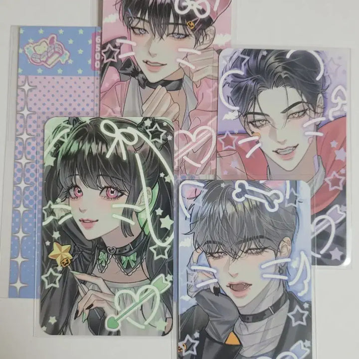 [BUNJANG] Maengsu Store Halloween Concept Photocard Set (Hobum, Owl) &amp; Student ID Set / [원가 이하] 맹수상점 할로윈 컨셉 포카, 학생증(호범, 아울)