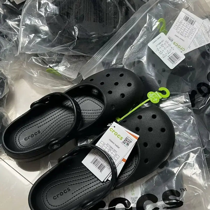 [BUNJANG] Crocs Classic Ballet Flat Sandals Slippers / 크록스 클래식 발레 플랫 샌들 슬리퍼
