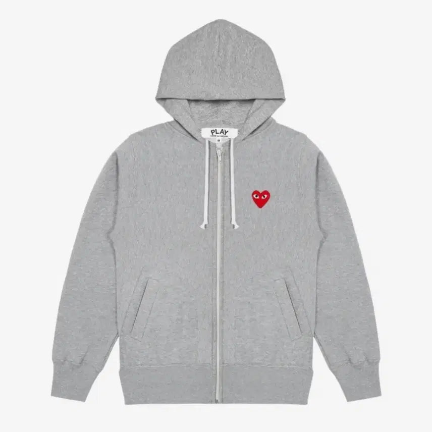 [BUNJANG] Comme des Garçons Hooded Zip-Up Jacket (Grey/Black) / 꼼데가르송 후드집업/그레이,블랙