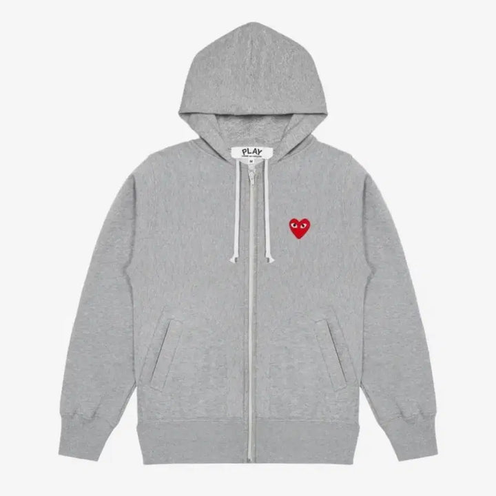 [BUNJANG] Comme des Garçons Hooded Zip-Up Jacket (Grey/Black) / 꼼데가르송 후드집업/그레이,블랙