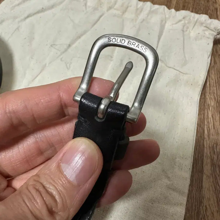 [BUNJANG] Thomasmore Mane Belt Black / 토마스모어 마네벨트 블랙