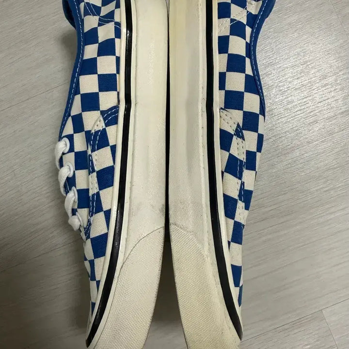 [BUNJANG] Vans Blue Checkerboard Sneakers 235 / 반스 파랑 체커보드 235