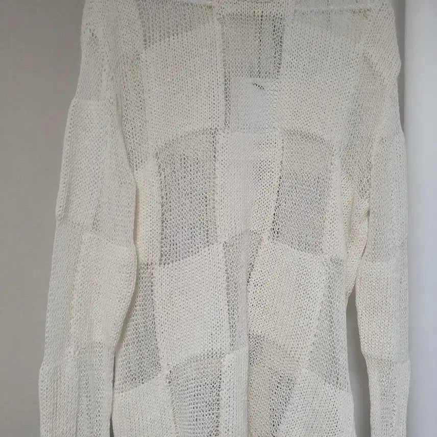 [BUNJANG] TheOpen Product Paper Yarn Checkerboard Pullover / (새상품)더오픈프로덕트 페이퍼얀 체커보드 풀오버