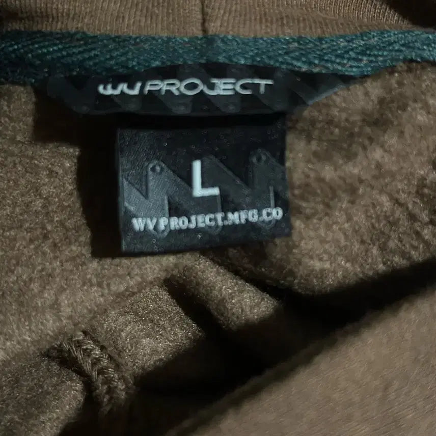 [BUNJANG] WV Project Brown Hoodie L / WV PROJECT 브라운 후드티 L