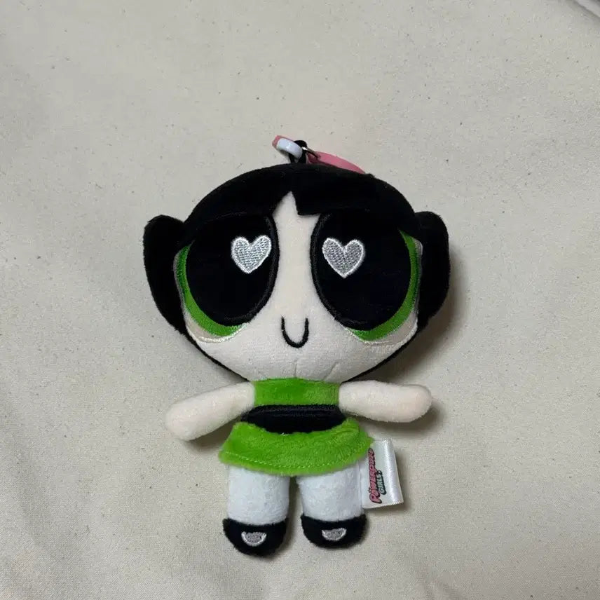[BUNJANG] Powerpuff Girls Buttercup Plush Keychain / 파워퍼프걸 버터컵 인형 키링