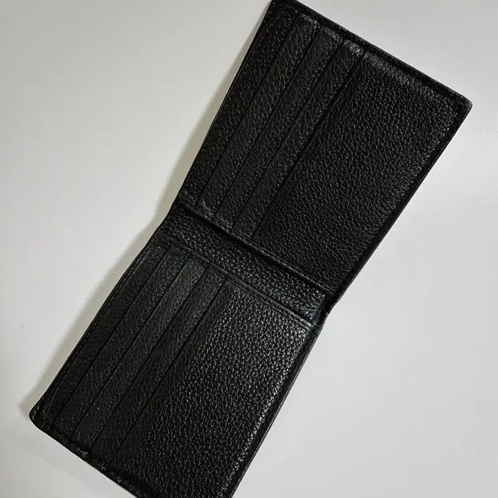 [BUNJANG] Gucci Logo Print Bi-fold Wallet Black Leather / [새상품급/S급]구찌 지갑 로고 프린트 가죽 블랙