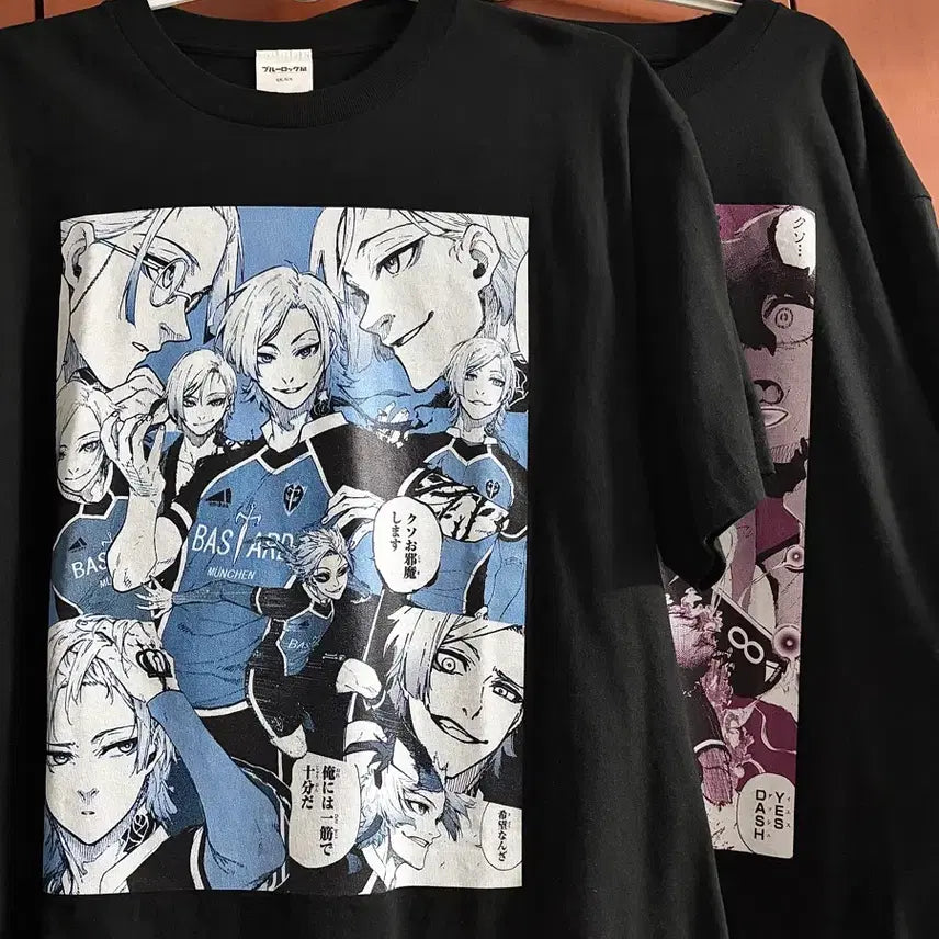 [BUNJANG] Blue Lock Michael Kaiser Alexis Ness Art Exhibition T-Shirt / 블루록 미하엘 카이저 알렉시스 네스 원화전 티셔츠