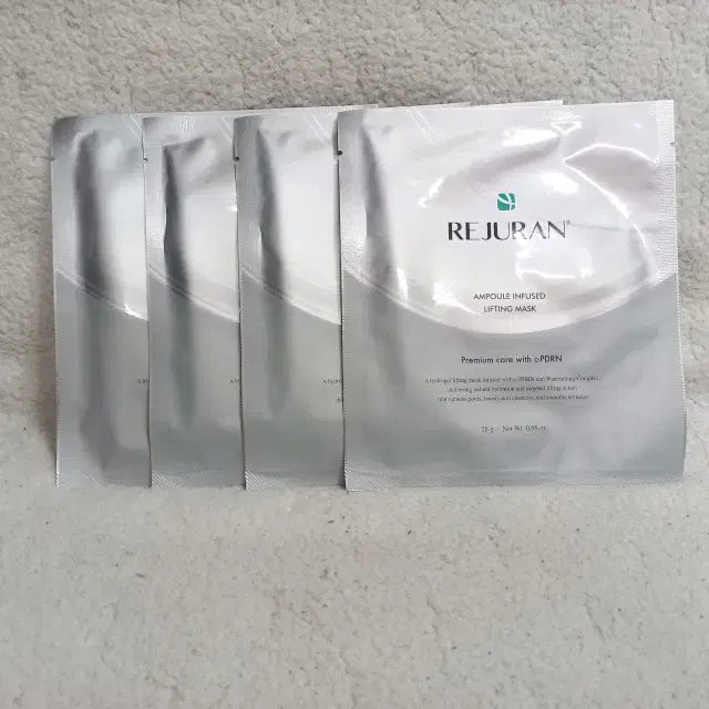 [BUNJANG] Rejuran Ampoule Infused Lifting Mask 4 Sheets / 리쥬란 앰플 인퓨즈드 리프팅 마스크 4매