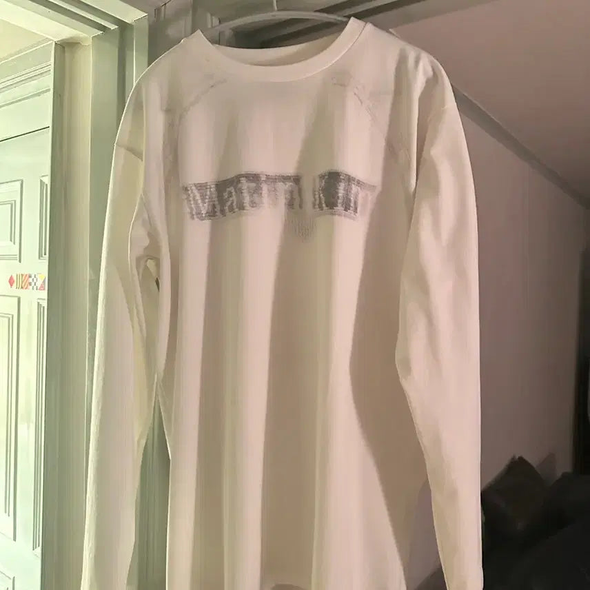 [BUNJANG] Matin Kim Logo Long Sleeve T-Shirt / 마땡킴 롱슬리브 티