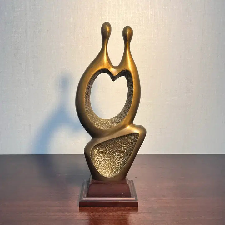 [BUNJANG] Dongbronze Abstract Lovers Sculpture / 동브론즈 연인 추상 조각상