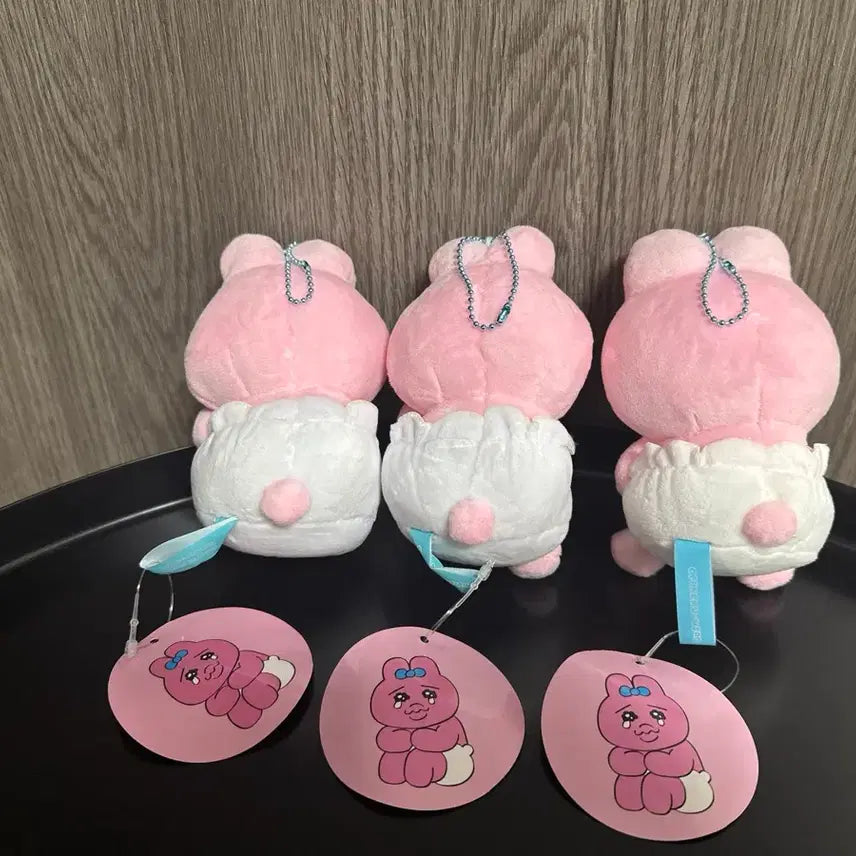 [BUNJANG] Pantsu Usagi Keyring &amp; Mascot Bundle Set / (3개일괄) 오판츄 오빤쮸 우사기 키링 마스코트 빤쮸토끼 인형