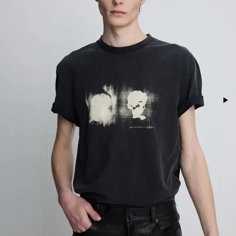 [BUNJANG] Tony Wack 26ss Garment Dyed T-Shirt Black L / 토니웩 26ss 가먼트 다잉 티셔츠 블랙L