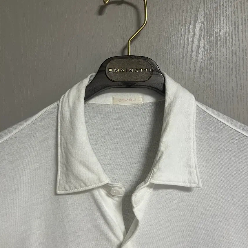 [BUNJANG] 23SS Comoli Jersey Shirt White / [3] 23SS 코모리 져지 셔츠 화이트