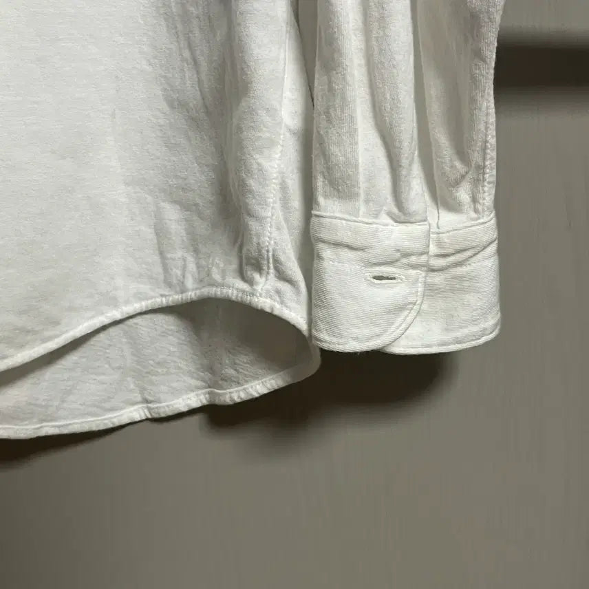 [BUNJANG] 23SS Comoli Jersey Shirt White / [3] 23SS 코모리 져지 셔츠 화이트
